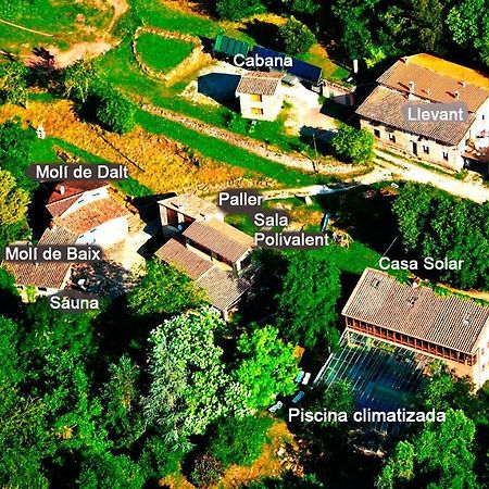 La Cabana Del Moli De La Plana Riudaura Esterno foto